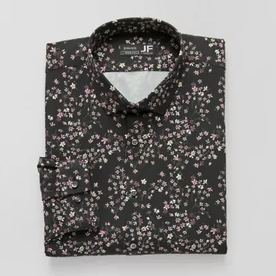 J. Ferrar 360 Stretch Performance Big & Tall Mens Regular Fit Wrinkle Free Long Sleeve Dress Shirt