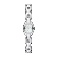 Relic® Layne Womens Silver-Tone & Crystal-Accent Square Watch ZR34279