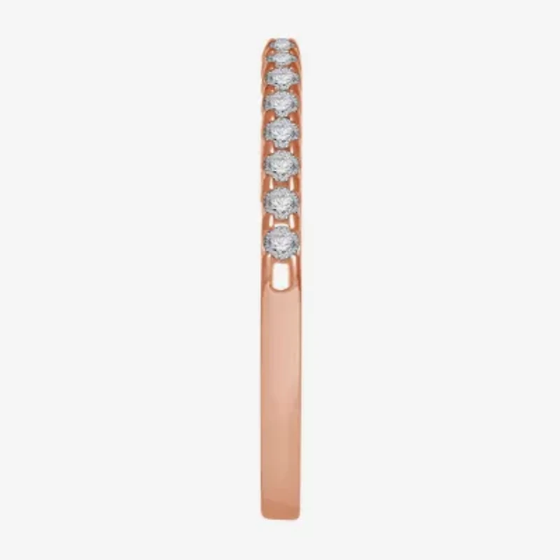 1/7 CT.T.W. Natural Diamond 10K or 14K Gold Band Ring