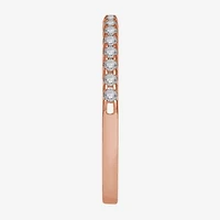 1/7 CT.T.W. Natural Diamond 10K or 14K Gold Band Ring