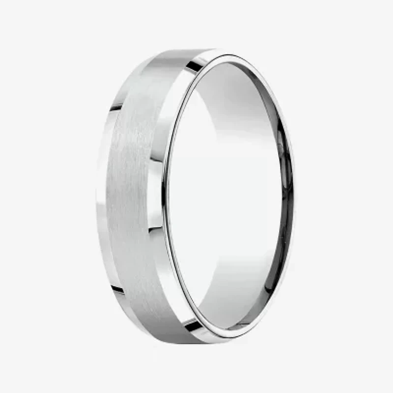 Mens 6MM 10K Gold Wedding Band