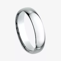 Mens 10K Yellow Gold 5MM Comfort-Fit Wedding Band