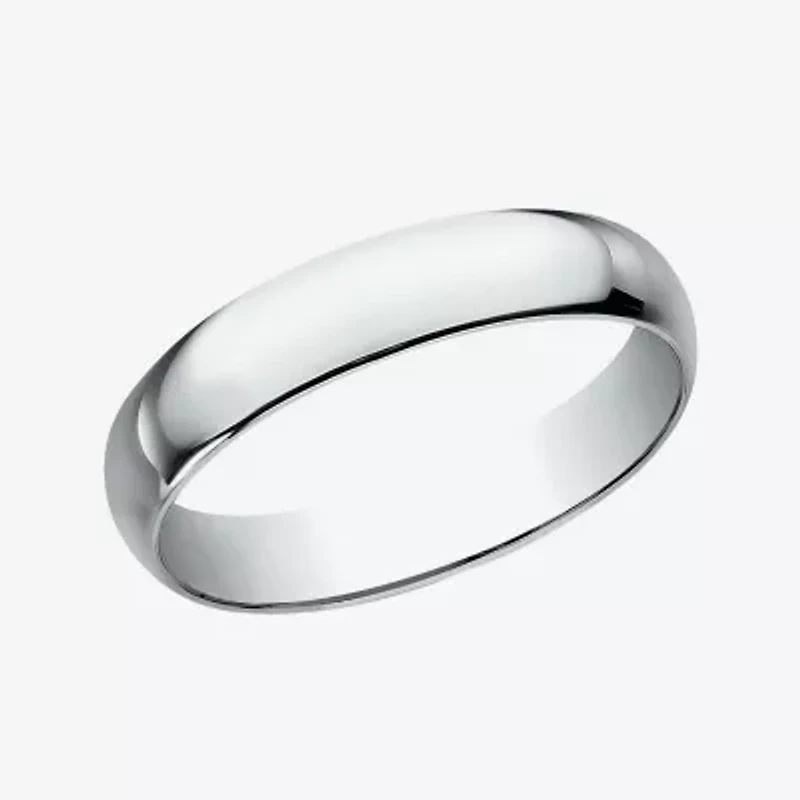 Mens 4MM 10K Gold Wedding Band