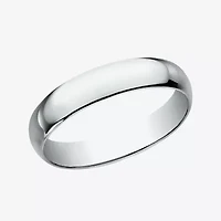 Mens 4MM 10K Gold Wedding Band