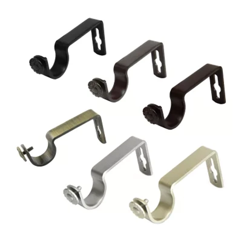 Rod Desyne 2-pk. 1" Curtain Wall Brackets