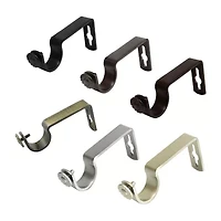 Rod Desyne 2-pk. 1" Curtain Wall Brackets
