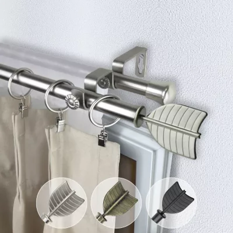 Rod Desyne Quill Double Curtain