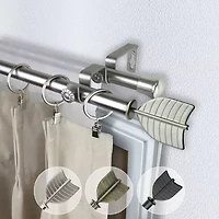Rod Desyne Quill Double Curtain
