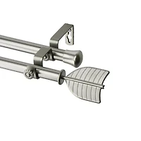 Rod Desyne Quill Double Curtain