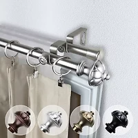 Rod Desyne Sierra 13/16" Double Adjustable Curtain