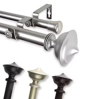 Rod Desyne Leopold 1" Double Adjustable Curtain