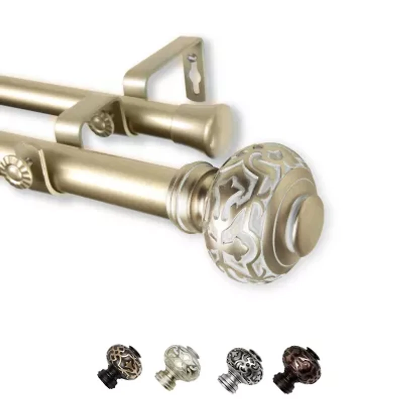 Rod Desyne Maple Double Curtain