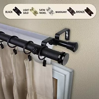 Rod Desyne Bun Double Curtain