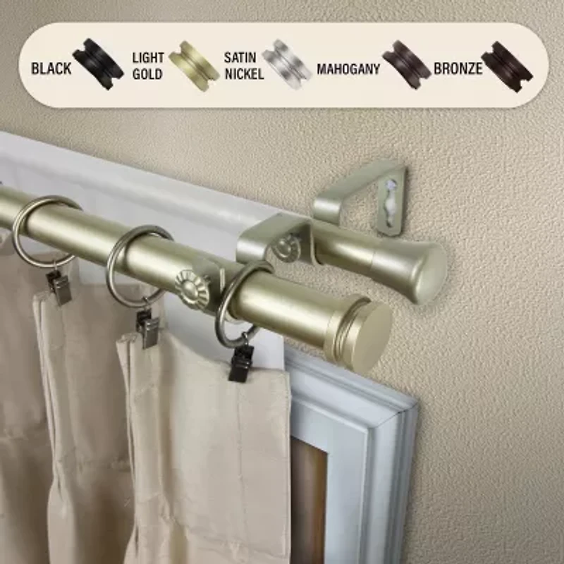 Rod Desyne Bun Double Curtain