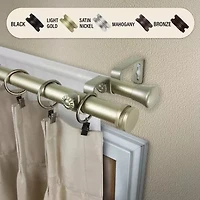 Rod Desyne Bun Double Curtain