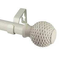 Rod Desyne Bala Faux Wood 1 Adjustable Curtain