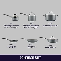 Circulon A1 Series with ScratchDefense 10-pc. Non-Stick Cookware Set