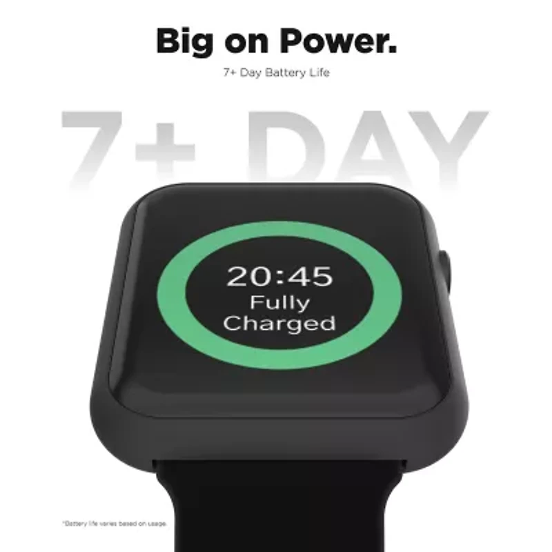 Itouch Air 4 Jillian Michaels Womens Multi-Function Black Smart Watch Jmta4l01-G02