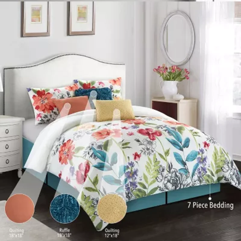 Stratford Park Aysha 7-pc. Complete Bedding Set with Sheets