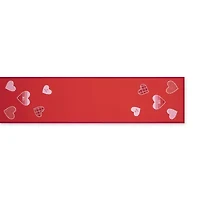 Design Imports Hearts Embellished Table Runner