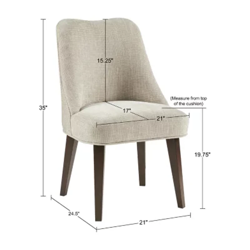 Martha Stewart Holls 2-pc. Upholstered Dining Chair