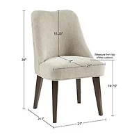 Martha Stewart Holls 2-pc. Upholstered Dining Chair