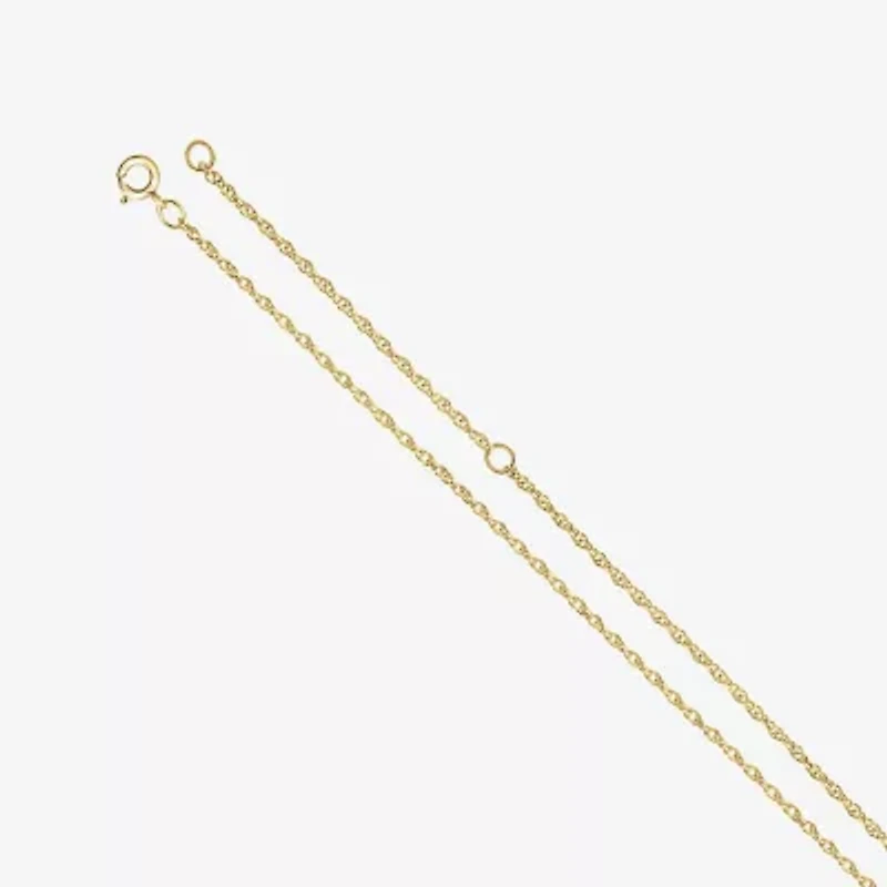 Personalized 14K Gold Over Silver Family Name Pendant Necklace