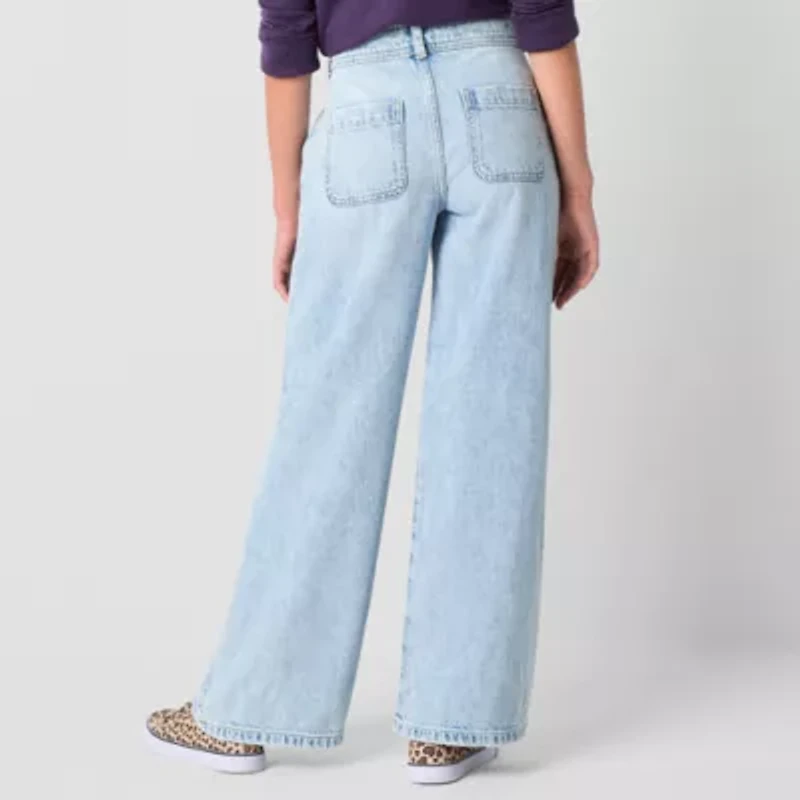 Thereabouts Little & Big Kid Girls Wide Leg Jean
