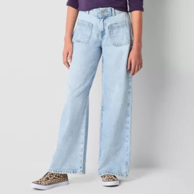 Thereabouts Little & Big Kid Girls Wide Leg Jean