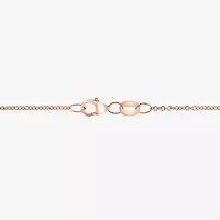 Effy Final Call Womens 1/3 CT. T.W. Genuine Purple Amethyst 14K Rose Gold Pear 16 Inch Pendant Necklace