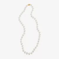 Womens 10K Gold 18 Inch Strand Necklace