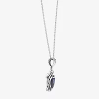Bali Inspired Turtle Womens Blue Abalone Sterling Silver 18 Inch Pendant Necklace