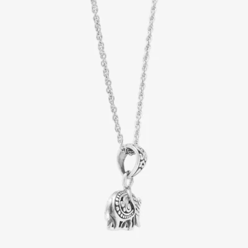 Bali Inspired Sterling Silver Elephant 3-pc. Jewelry Set