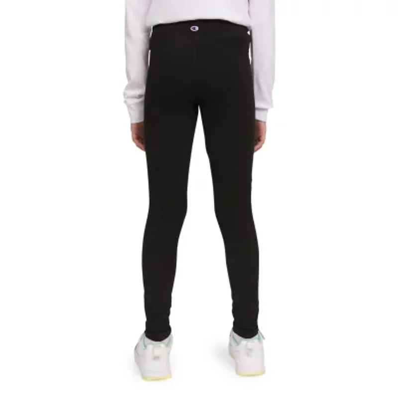 Champion Big Kid Girls Mid Rise Active Full Length Leggings