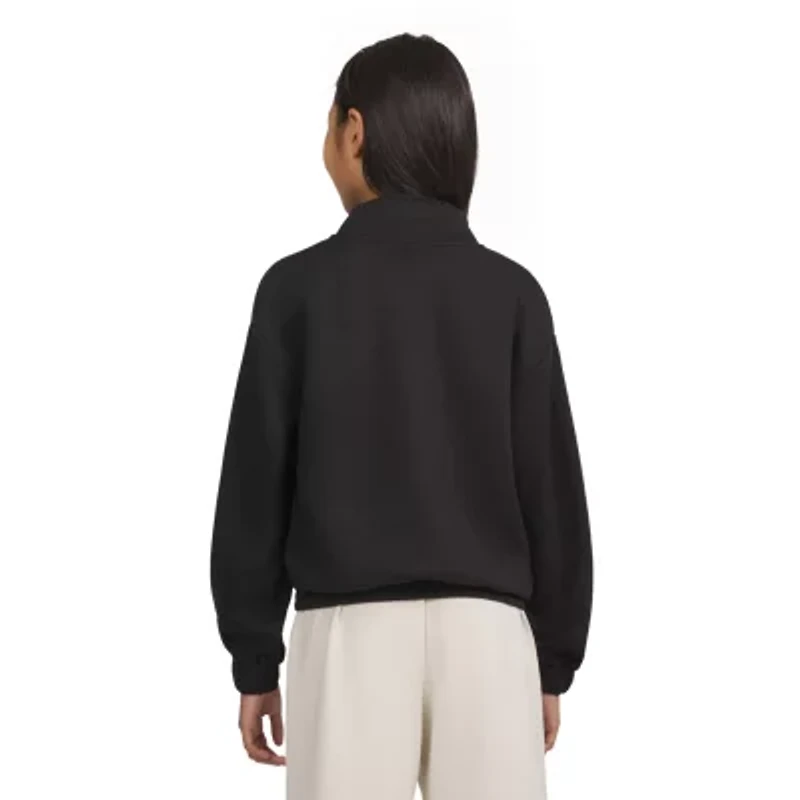 Champion Big Kid Girls Mock Neck Long Sleeve Active Quarter-Zip Pullover