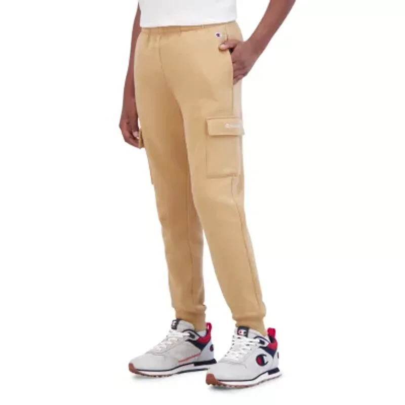 Champion Big Kid Boys Mid Rise Cuffed Active Fleece Cargo Pant