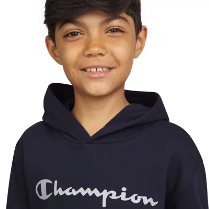 Champion Big Kid Boys Long Sleeve Fleece Active Hoodie