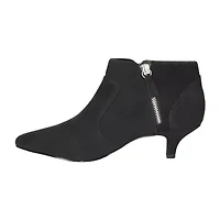 Easy Street Womens Annalee Kitten Heel Booties