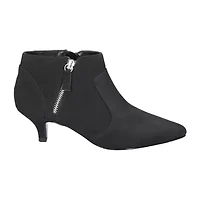 Easy Street Womens Annalee Kitten Heel Booties