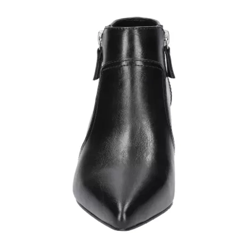 Easy Street Womens Annalee Kitten Heel Booties