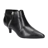 Easy Street Womens Annalee Kitten Heel Booties