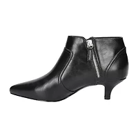 Easy Street Womens Annalee Kitten Heel Booties