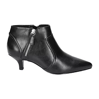 Easy Street Womens Annalee Kitten Heel Booties