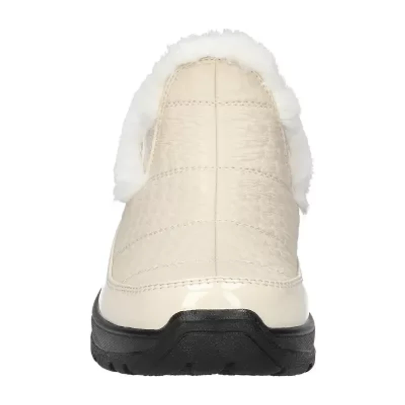 Easy Street Womens Flurry Waterproof Flat Heel Winter Boots