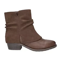 Easy Street Womens Kudos Stacked Heel Booties