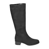 Easy Street Womens Tucker Stacked Heel Riding Boots