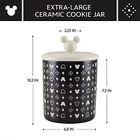 Disney Home Monochrome 102.75oz Ceramic Jar