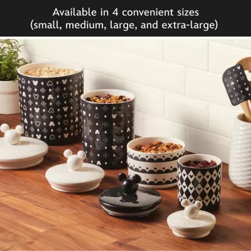 Disney Home Monochrome 102.75oz Ceramic Jar