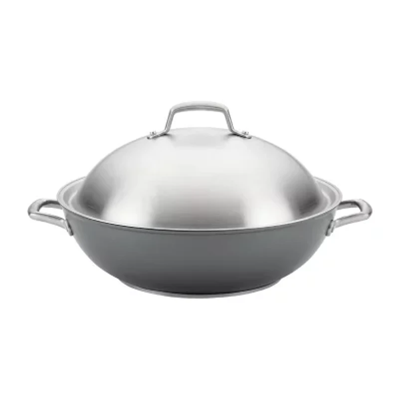 Anolon Accolade 13.5" Non-Stick Wok with Lid