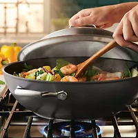 Anolon Accolade 13.5" Non-Stick Wok with Lid